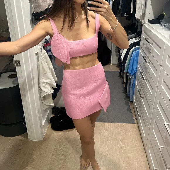 Balta top and Forina Skirt Pale Rose color - Picture 2 of 5